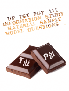 UP TGT PGT All Information Study Material Sample Model Question Answer Papers