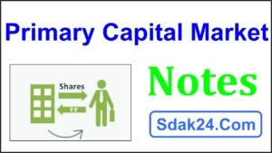 Primary Capital Market Notes