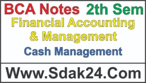 Cash Management BCA Notes